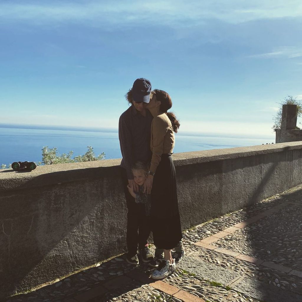 Mick Jagger mit seiner Freundin Melanie Hamrick und Söhnchen Deveraux