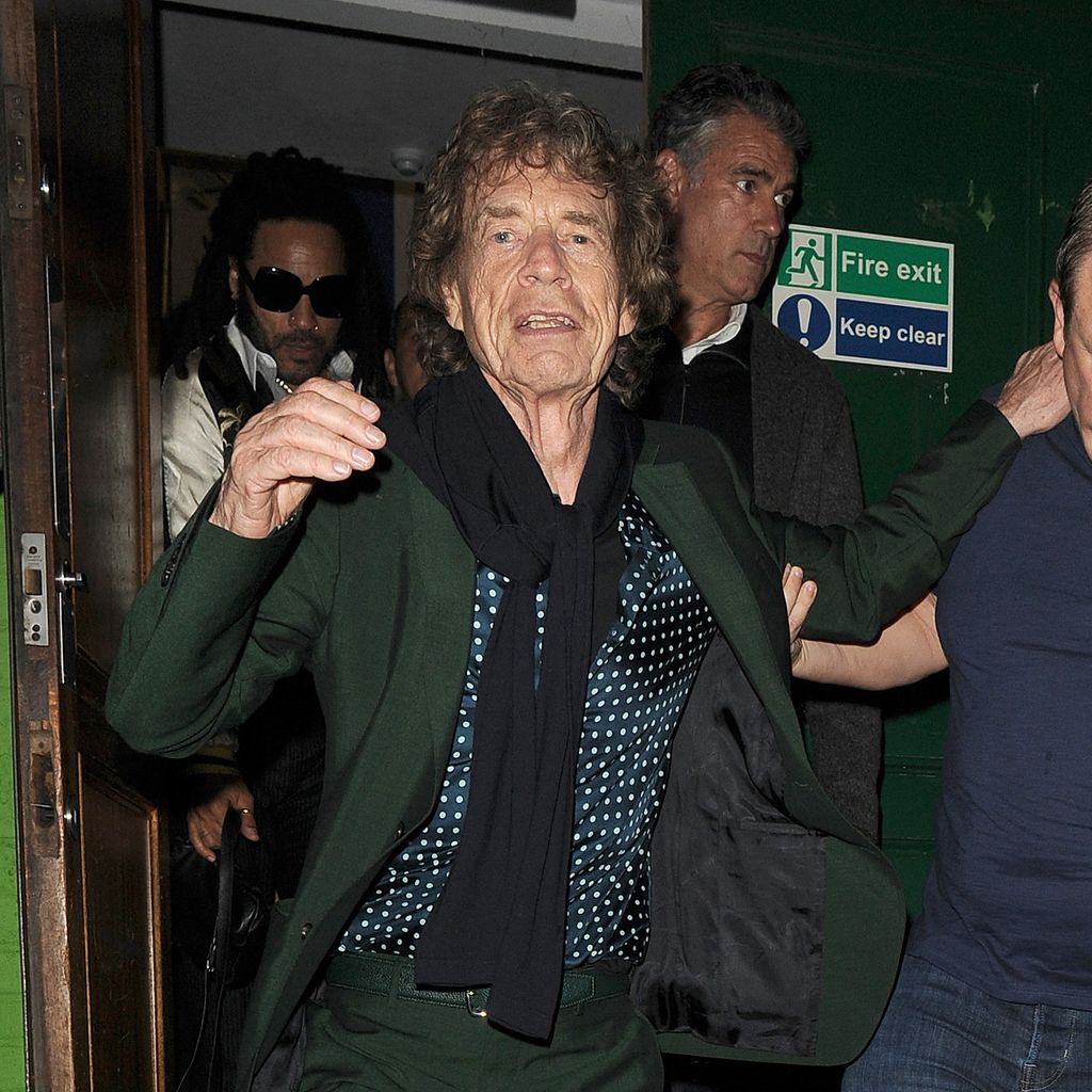 Mick Jagger auf seiner Geburtstagsparty