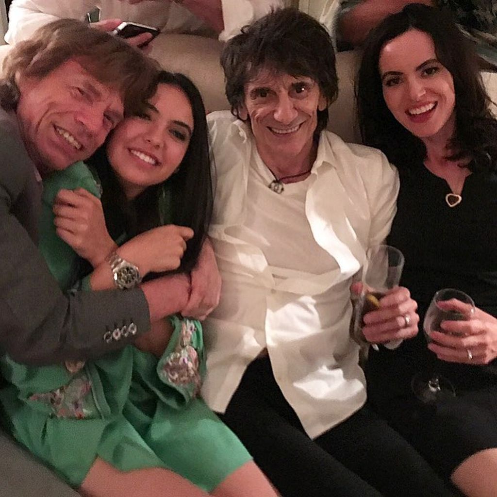 Mick Jagger und Noor Alfallah