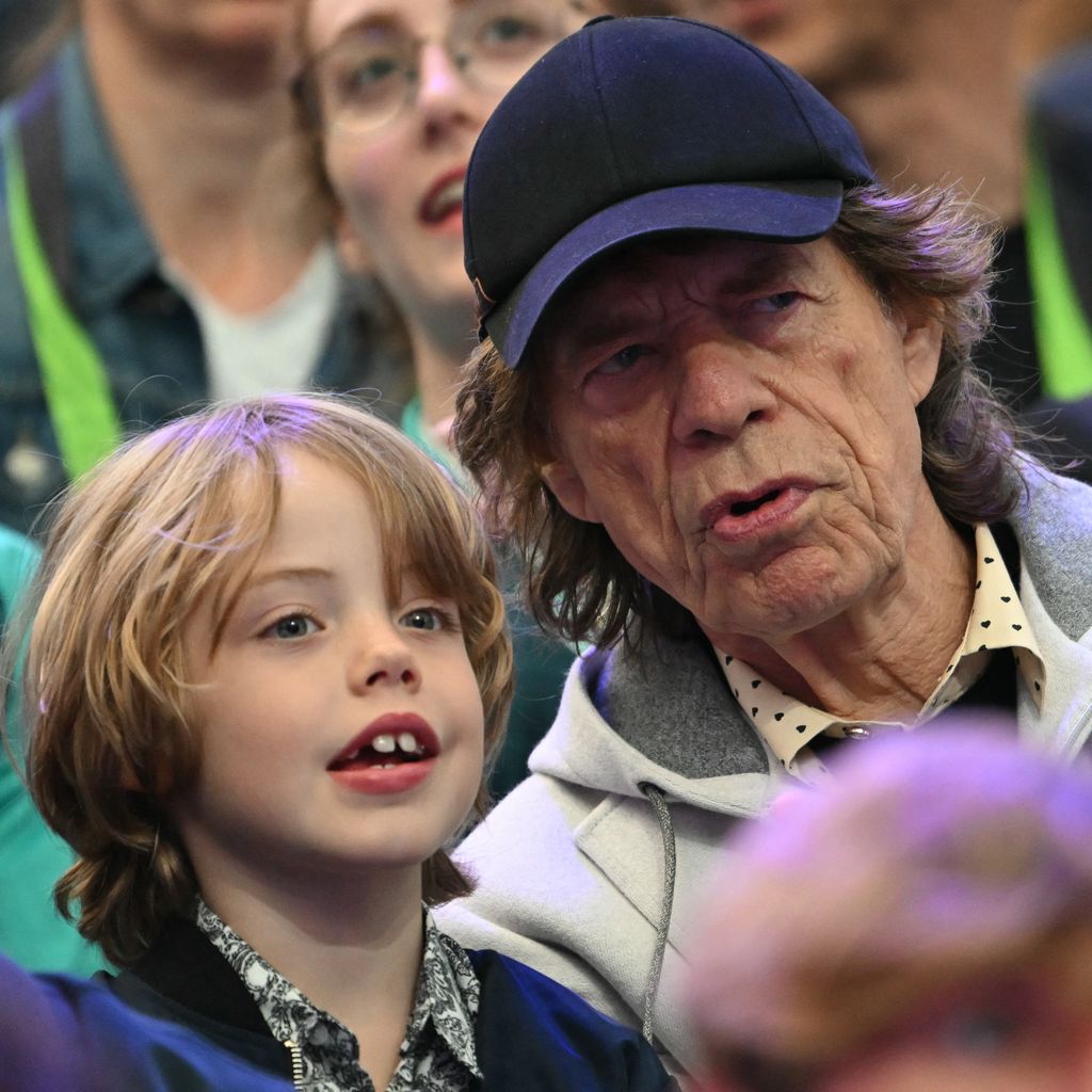 Mick Jagger mit seinem Sohn Deveraux Octavian Basil