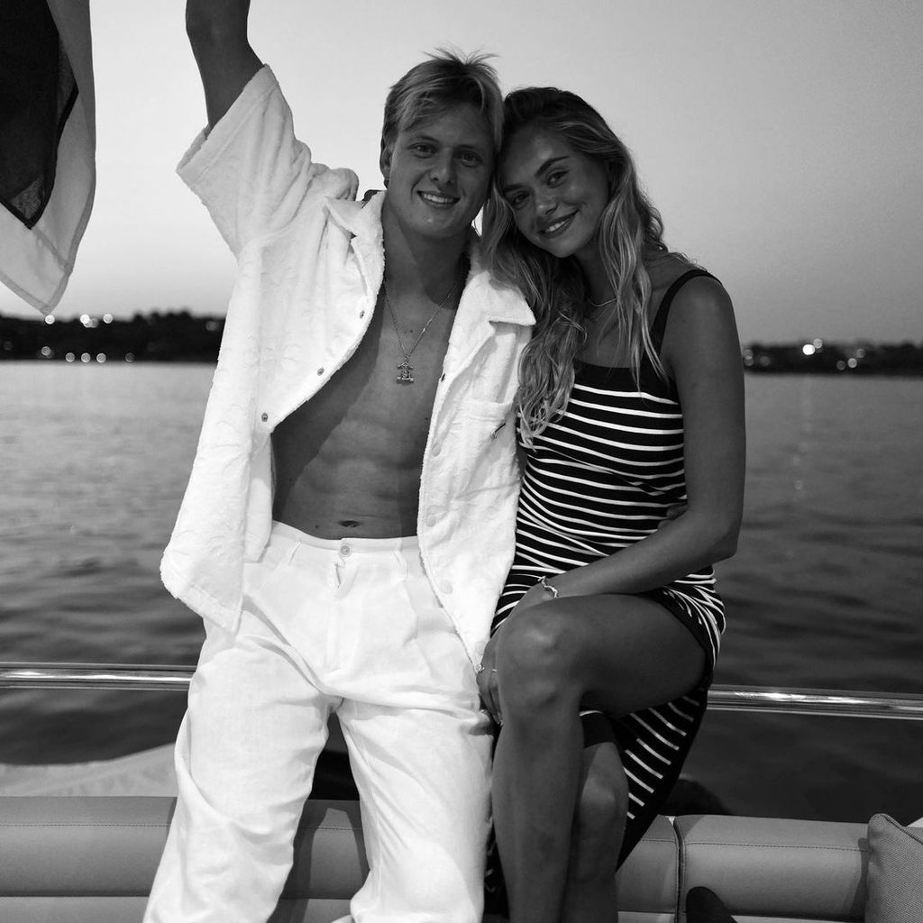 Mick Schumacher und Laila Hasanovic