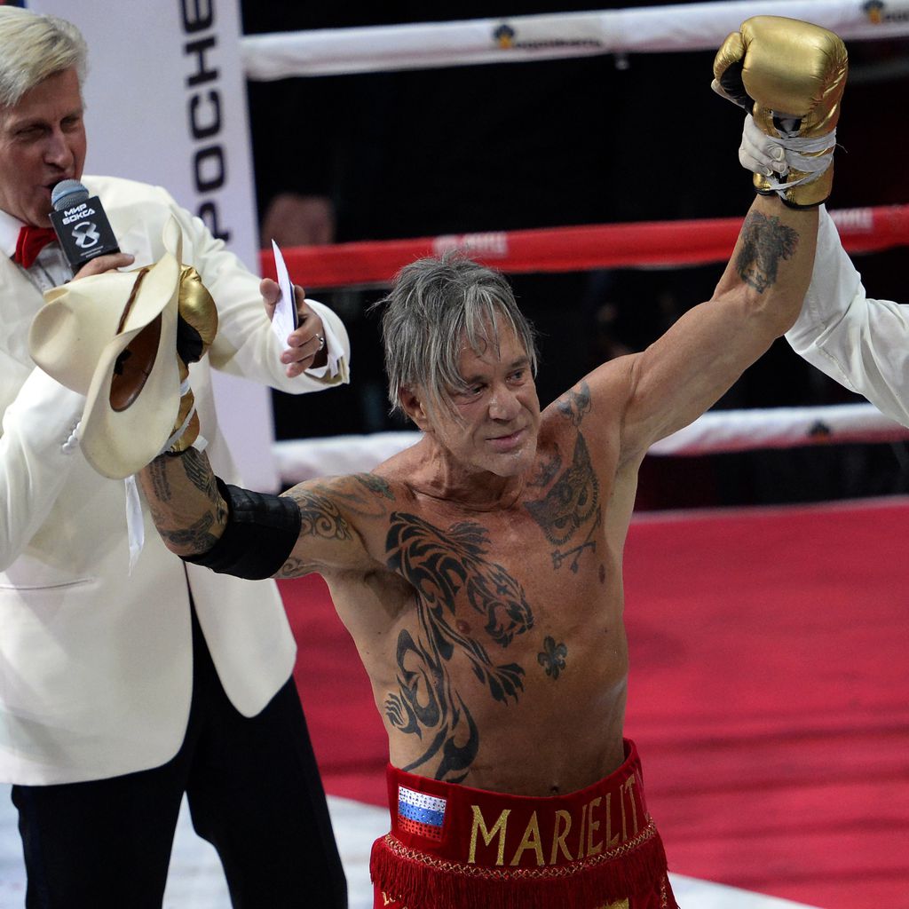 Mickey Rourke, Boxer