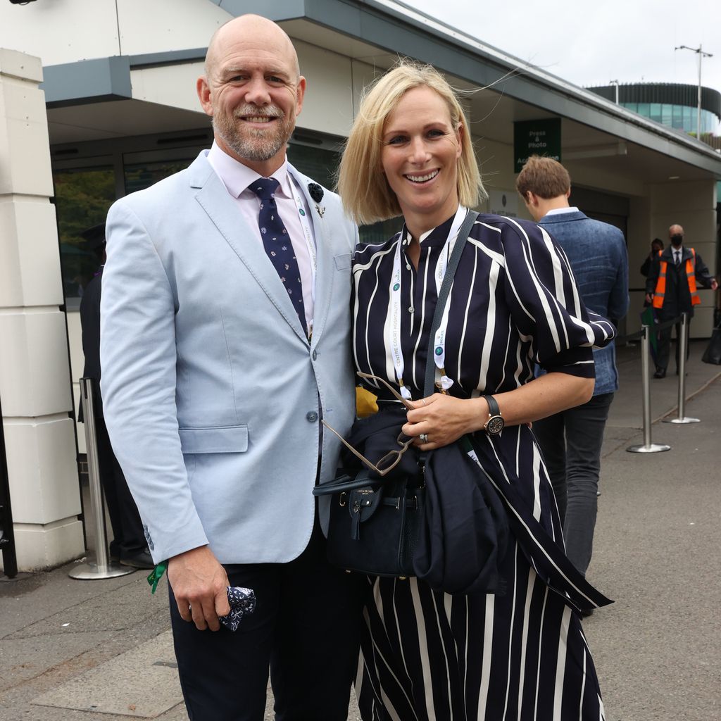 Mike und Zara Tindall im Juli 2021 in Wimbledon