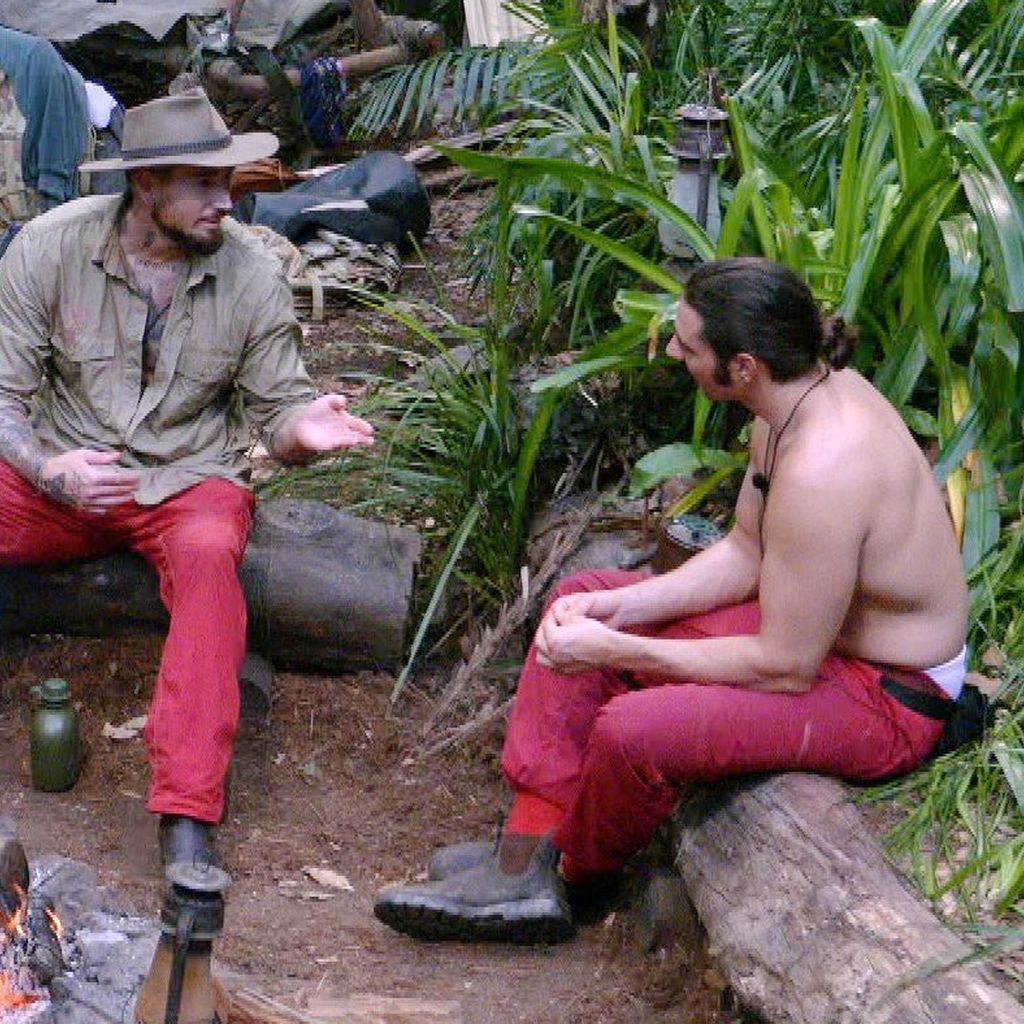 Mike Heiter und Fabio Knez im Dschungelcamp