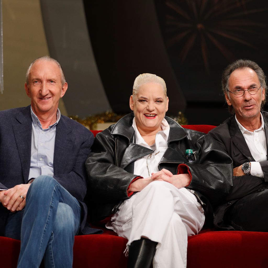 Mike Krüger, Hella von Sinnen und Hugo Egon Balde im Oktober 2016