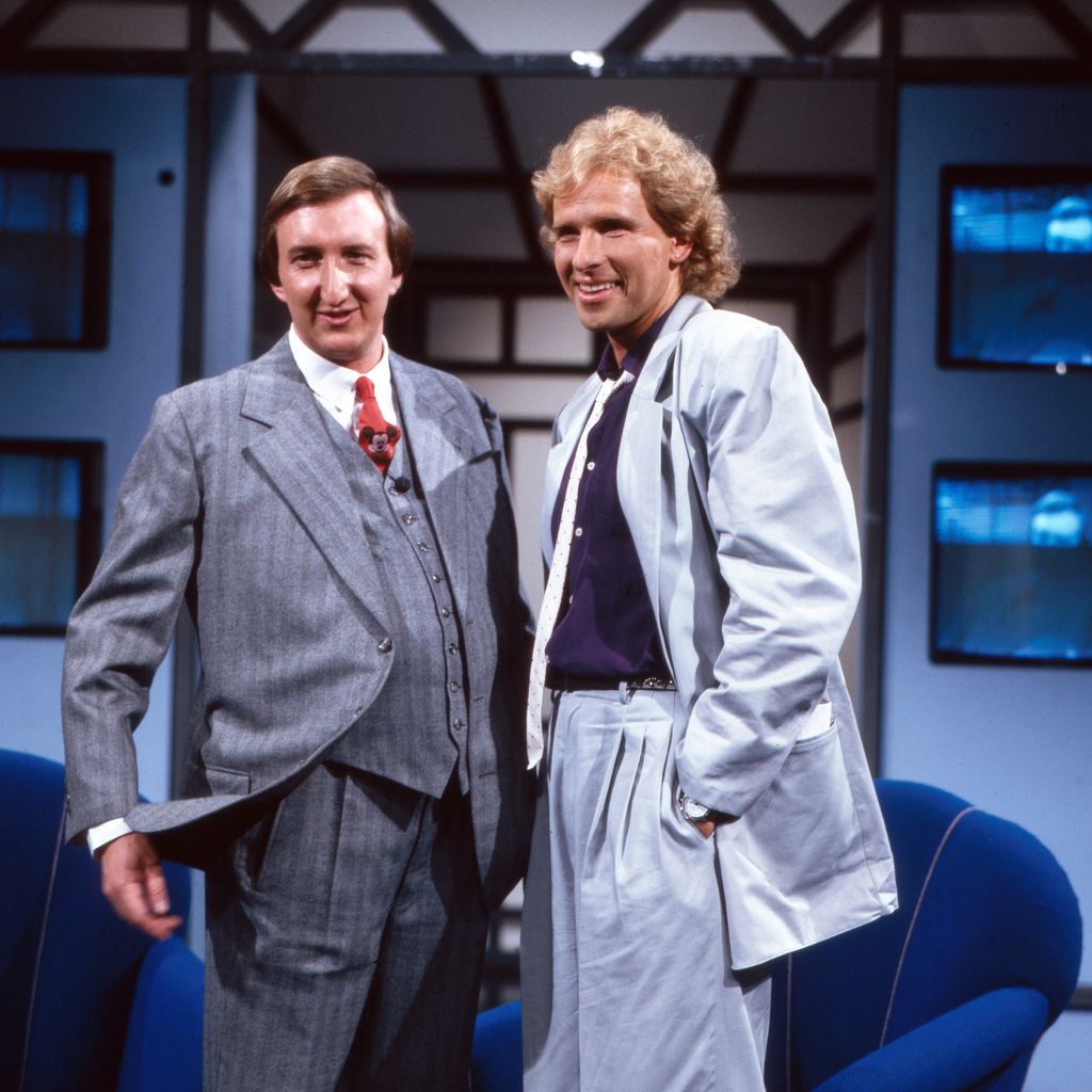 Mike Krüger und Thomas Gottschalk in Dieter Pröttels Film "Seitenstechen" (1985)