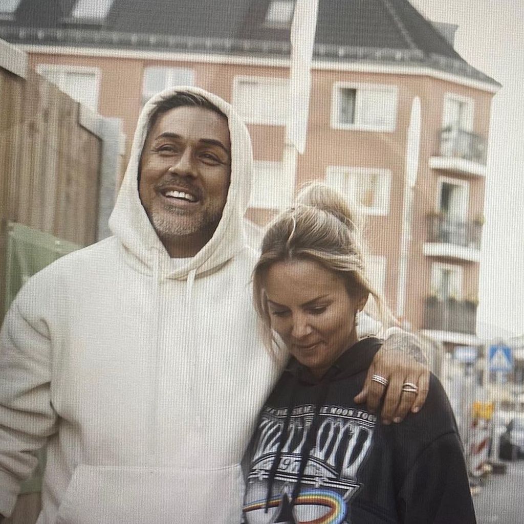 Mike Leon Grosch mit seiner Frau Daniela
