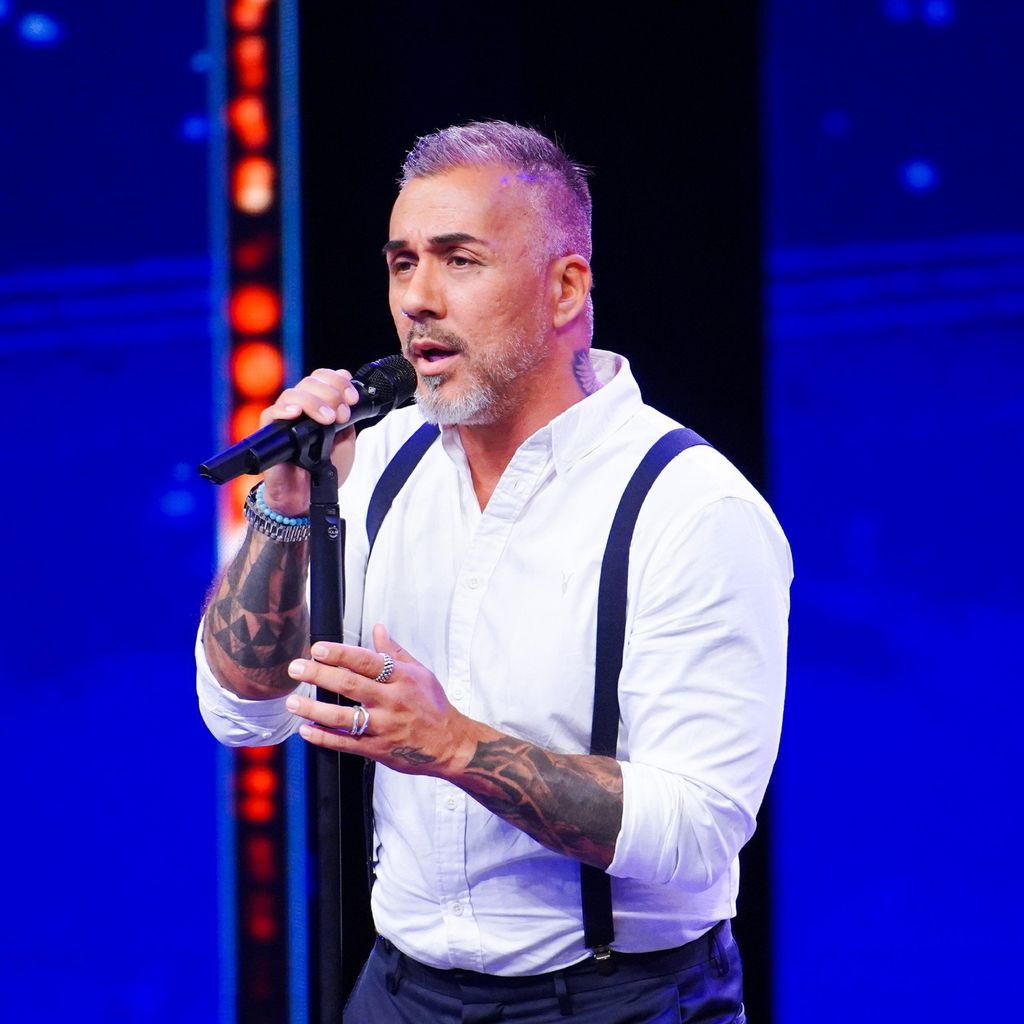 Mike Leon Grosch bei seinem Auftritt bei "Das Supertalent"