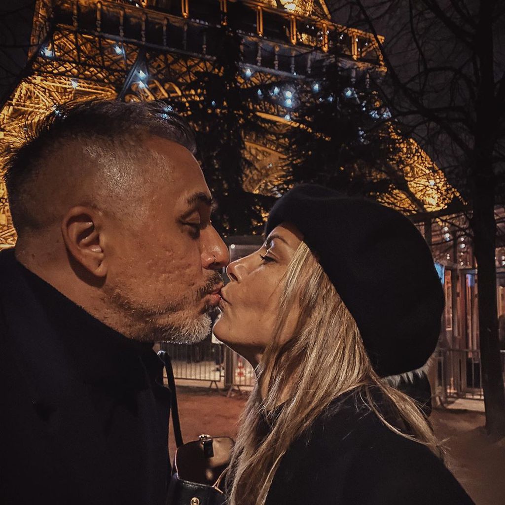 Mike Leon Grosch und seine Freundin Daniela in Paris
