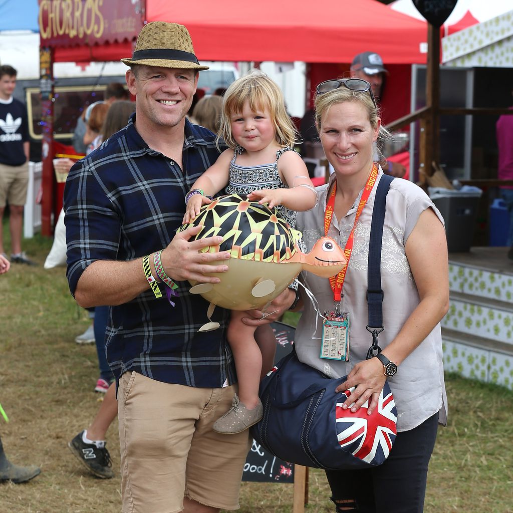 Mike, Mia und Zara Tindall