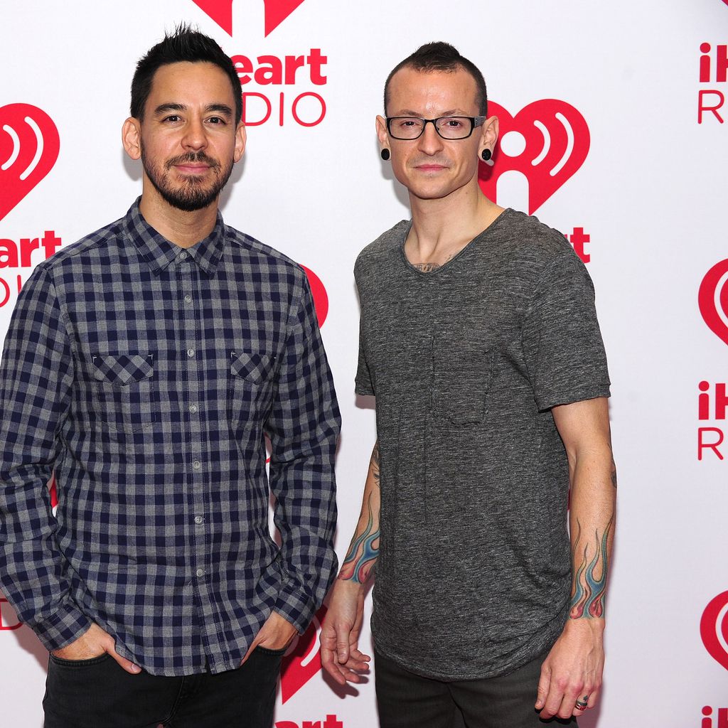 Mike Shinoda und Chester Bennington beim iHeartRadio Music Festival 2012