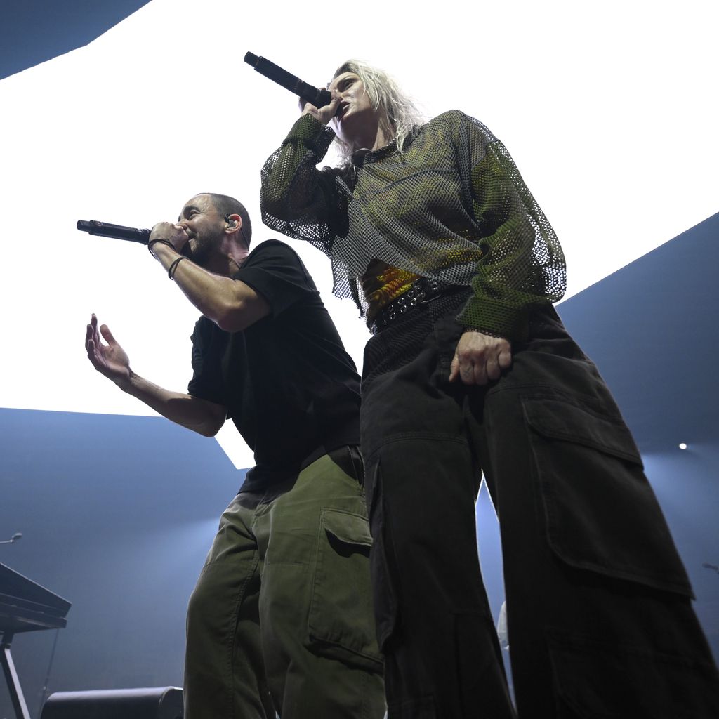 Mike Shinoda und Emily Armstrong, Mitglieder von Linkin Park
