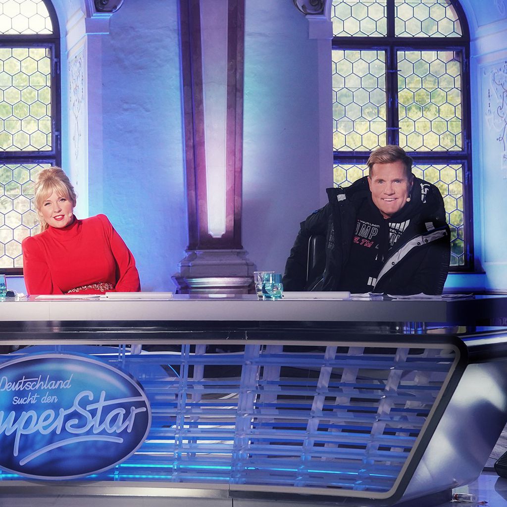 Mike Singer, Maite Kelly und Dieter Bohlen als DSDS-Jury