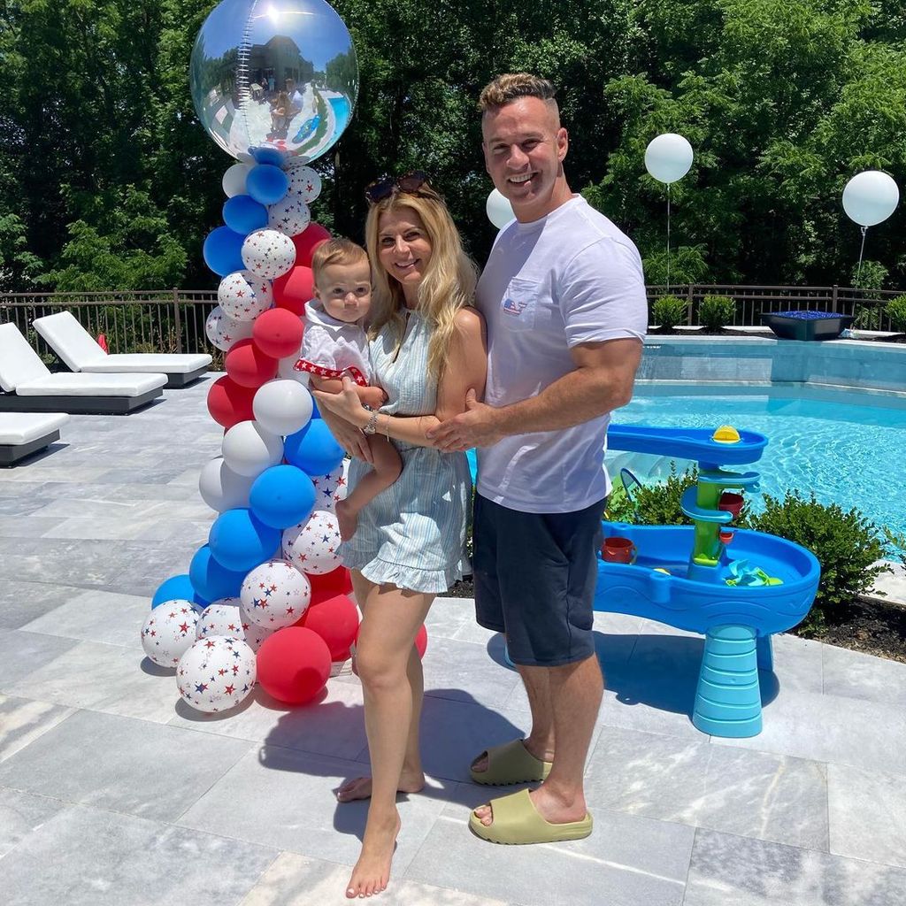 Mike Sorrentino und seine Familie im Juli 2022