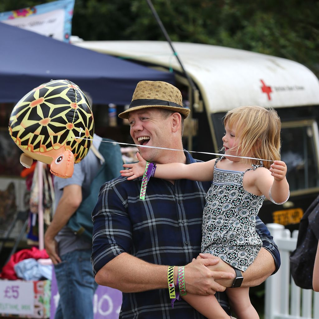 Mike Tindall mit seiner Tochter Mia
