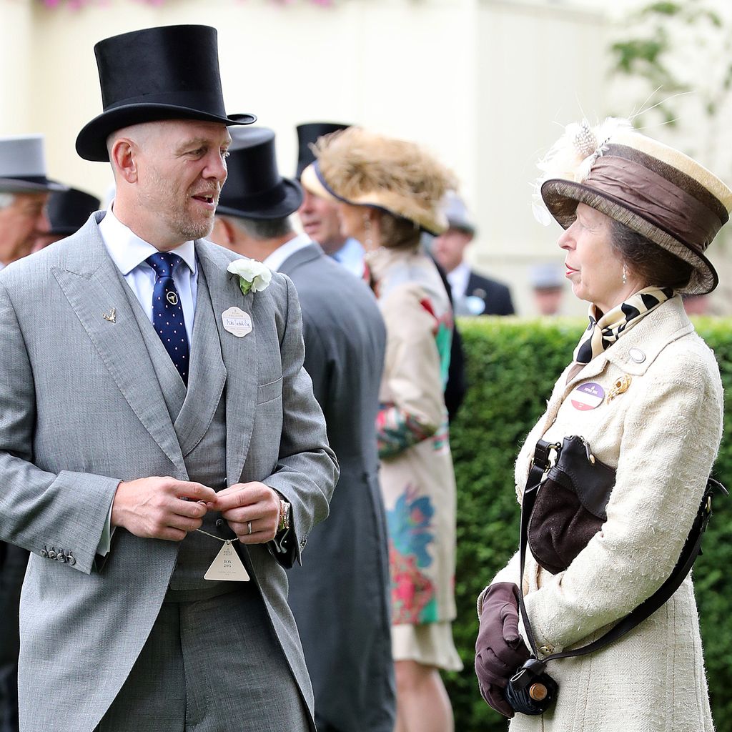 Mike Tindall und Prinzessin Anne beim Pferderennen in Ascot