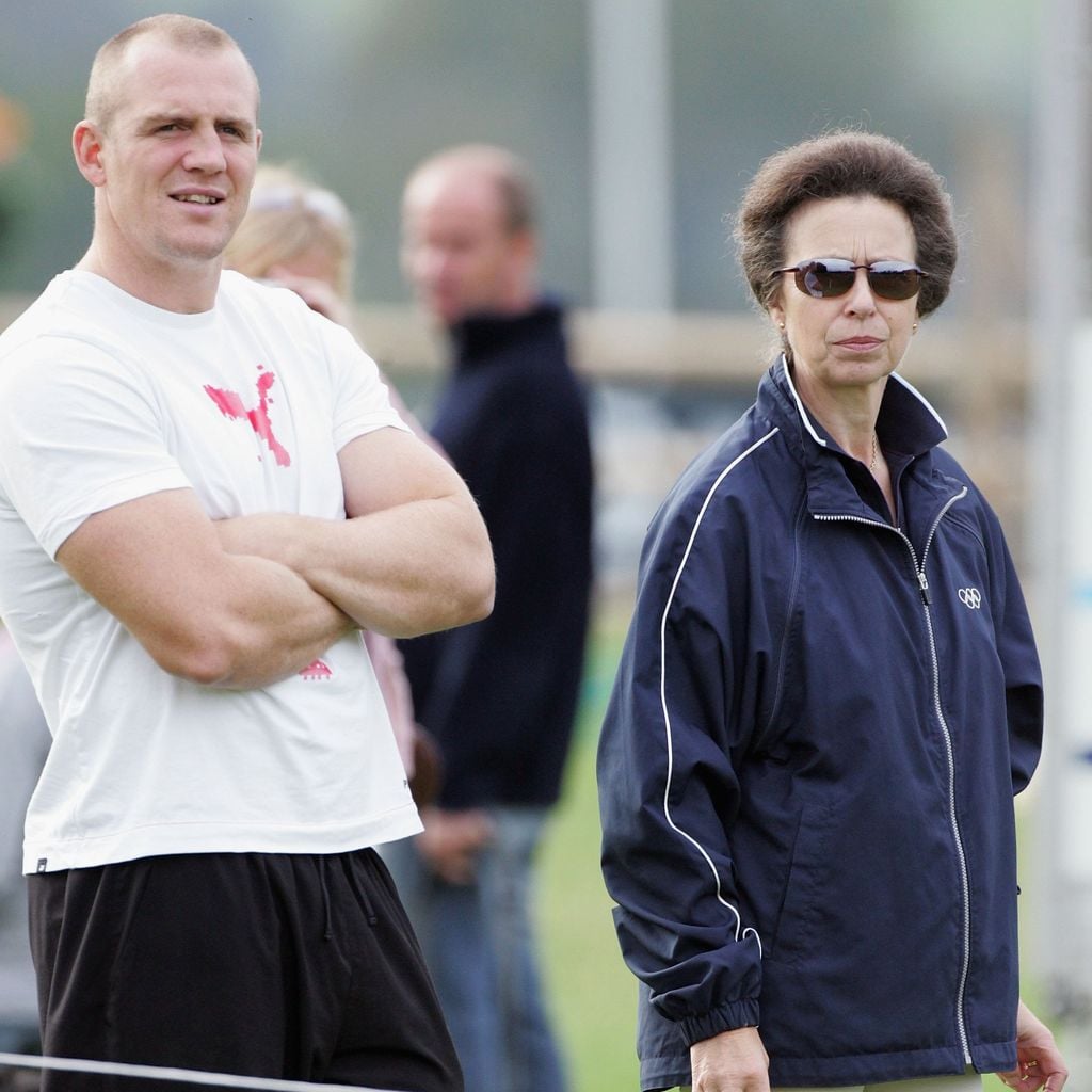 Mike Tindall und Prinzessin Anne verfolgen den Ritt von Zara bei den Gatcombe Horse Trials 2006