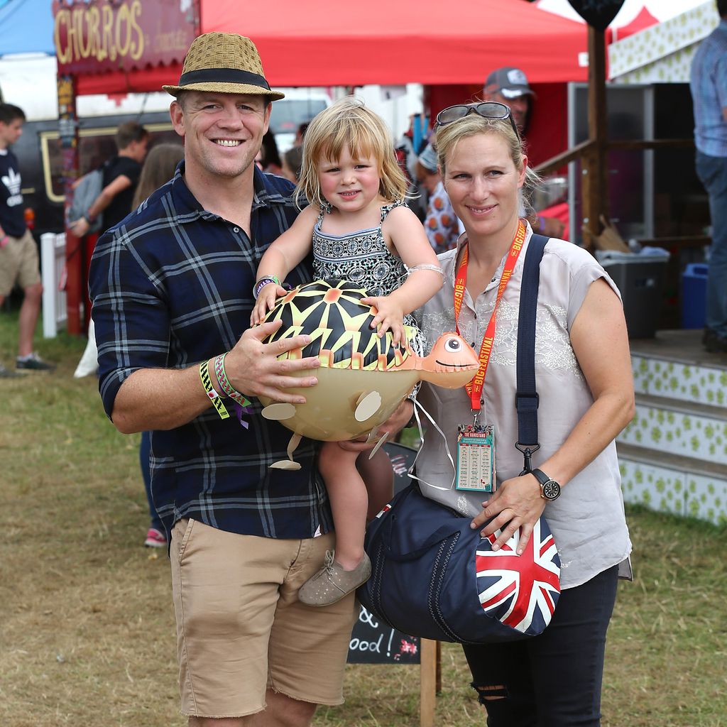 Mike Tindall und Zara Phillips mit ihrer Tochter Mia im August 2016