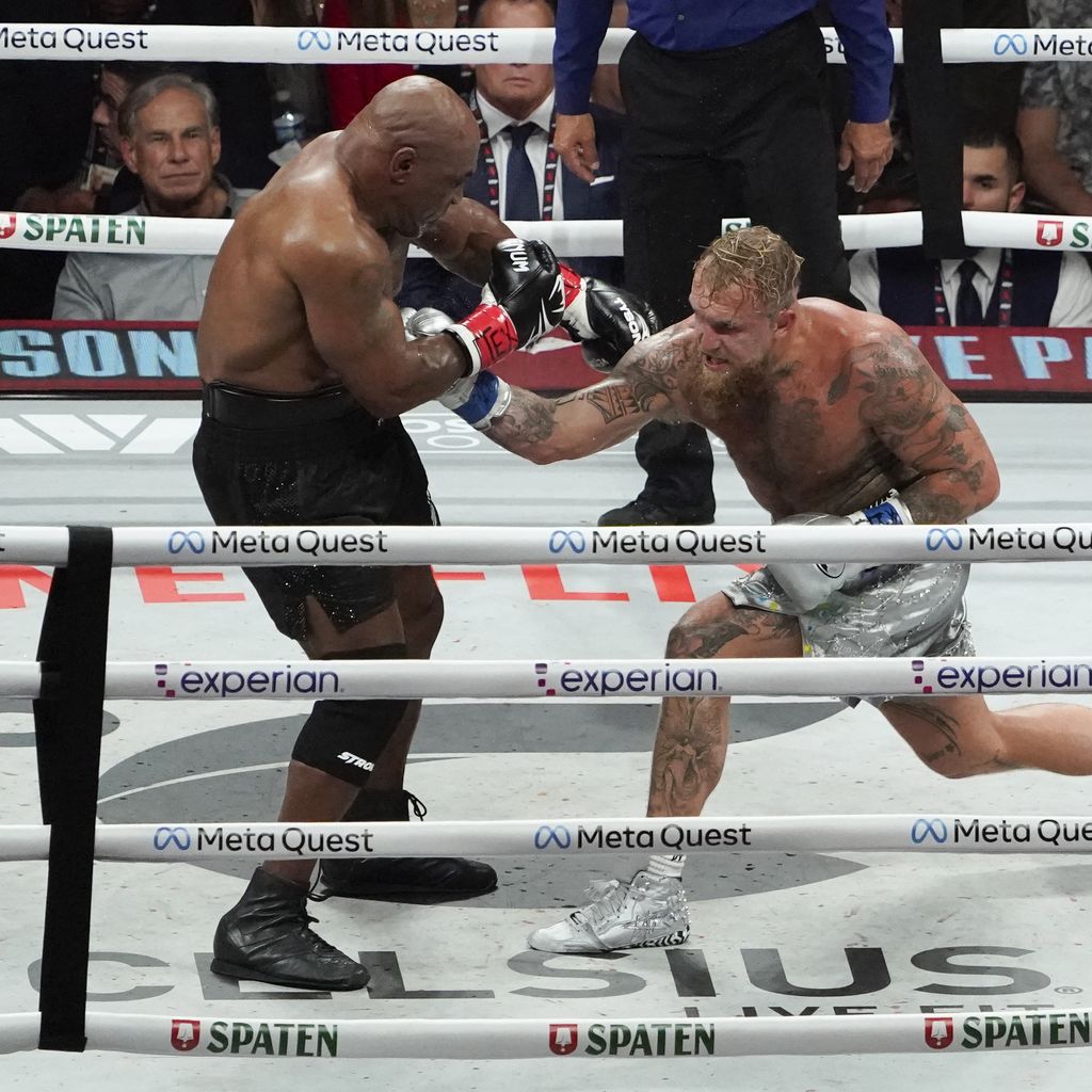 Mike Tyson und Jake Paul, November 2024