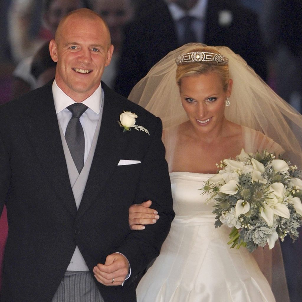 Mike und Zara Tindall bei ihrer Hochzeit, 2011