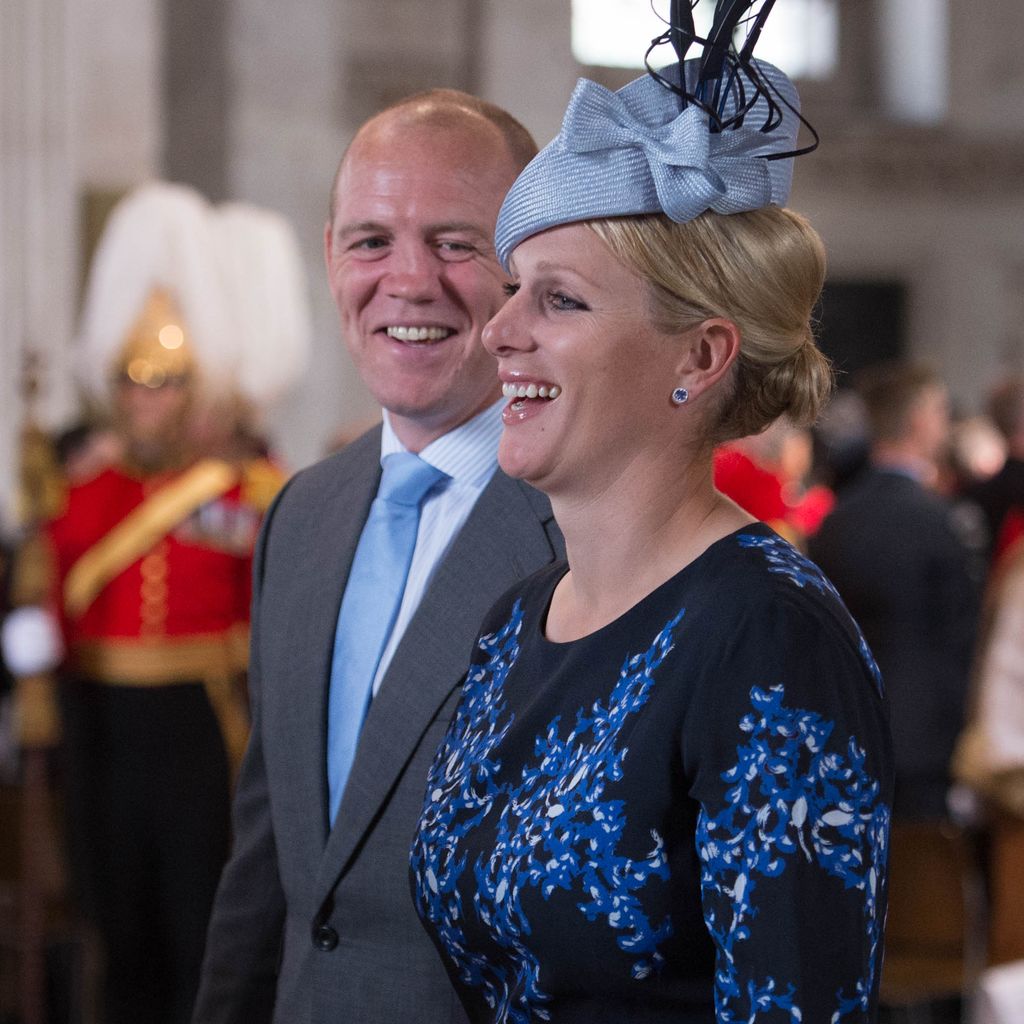Mike und Zara Tindall in der St. Pauls Kathedrale, Juni 2016