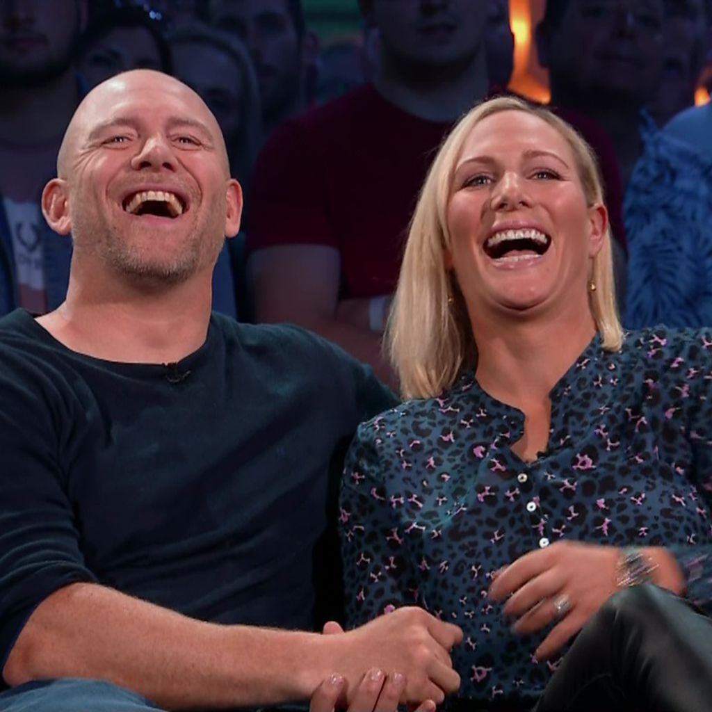 Mike und Zara Tindall bei "Top Gear"