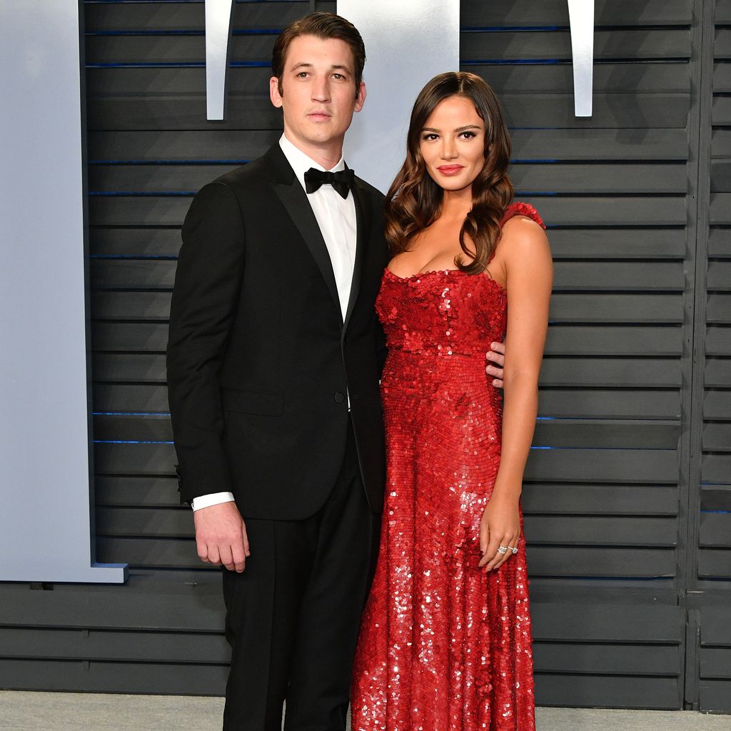 Miles Teller und Keleigh Sperry auf der Vanity Fair Oscar Party 2018