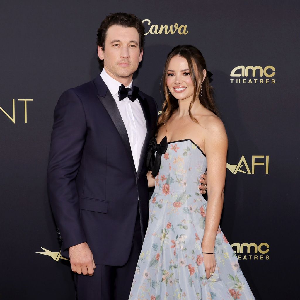 Miles Teller und seine Frau Keleigh, April 2024