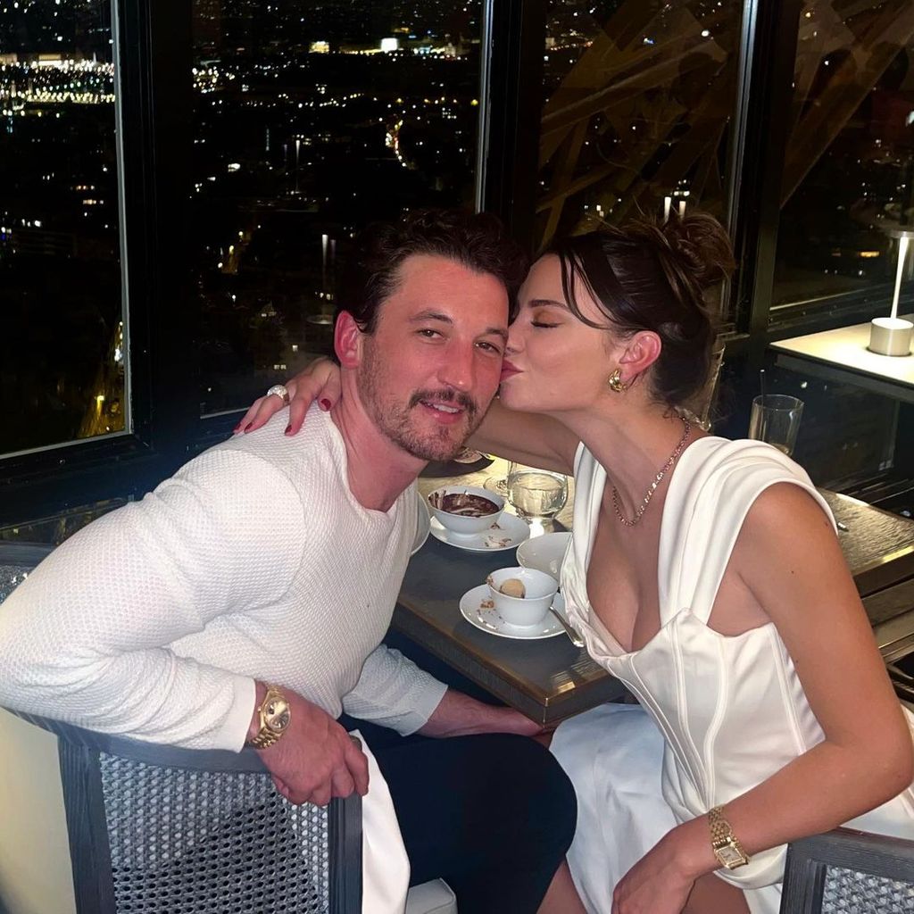 Miles Teller und Keleigh Teller in Paris, Februar 2023