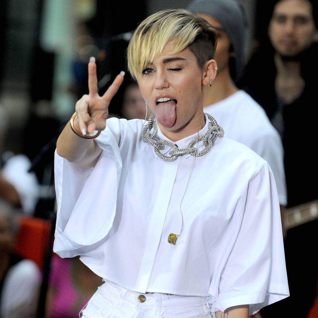 Miley Cyrus live in der NBC-Show Today auf dem Rockefeller Plaza, New York, Oktober 2013
