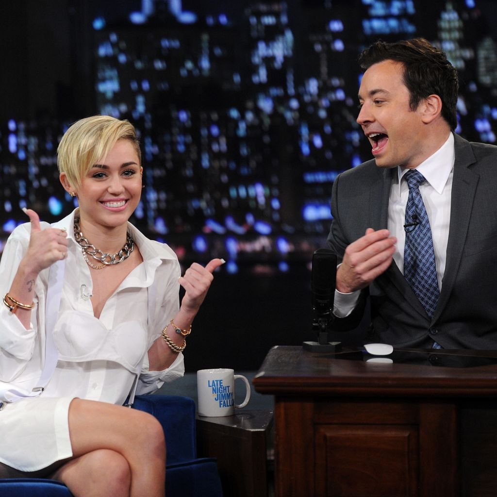 Miley Cyrus und Jimmy Fallon, 2013