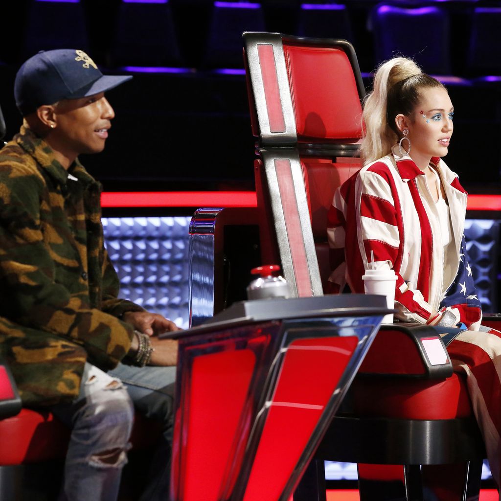 Miley Cyrus und Pharrell Williams