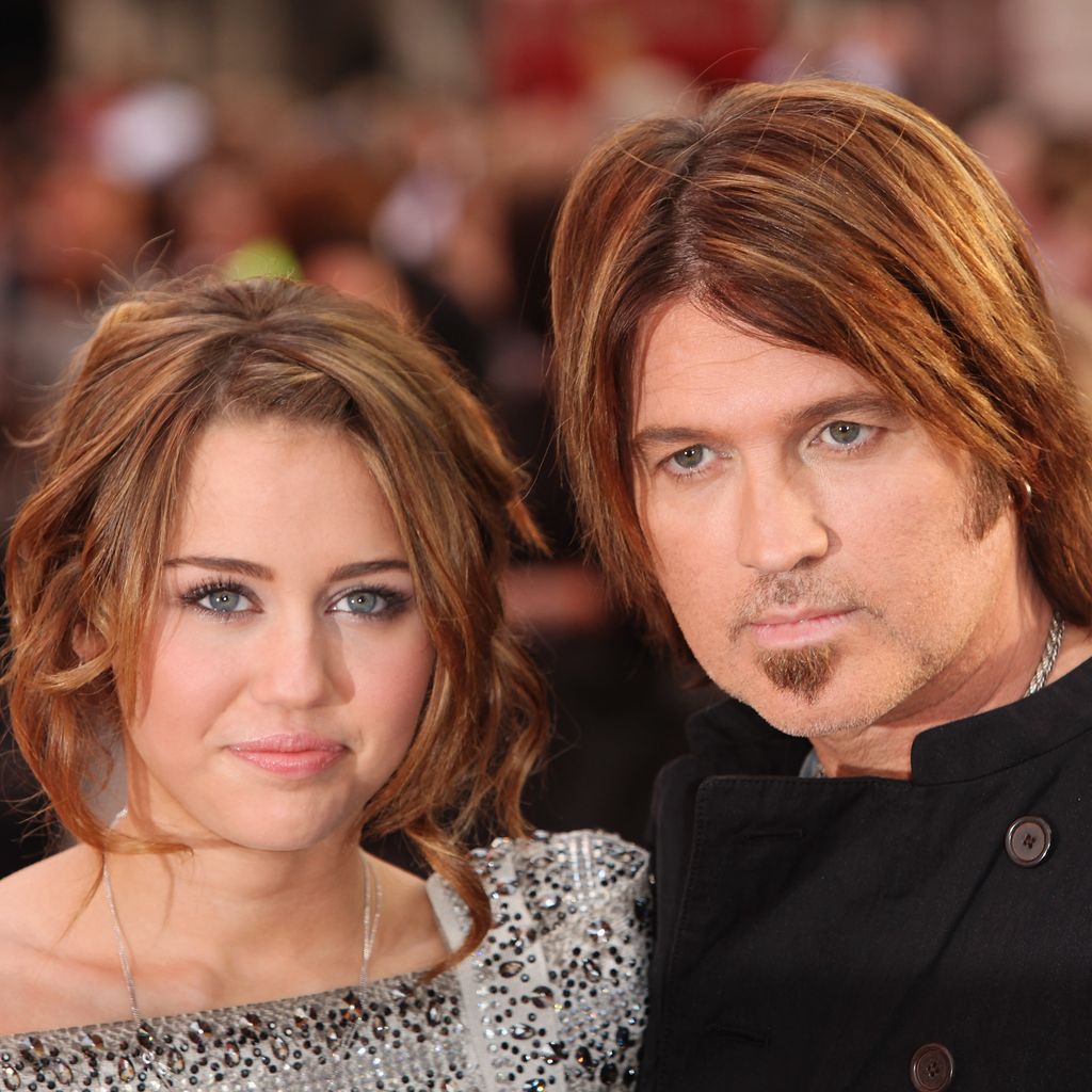 Miley und Billy Ray Cyrus im April 2009