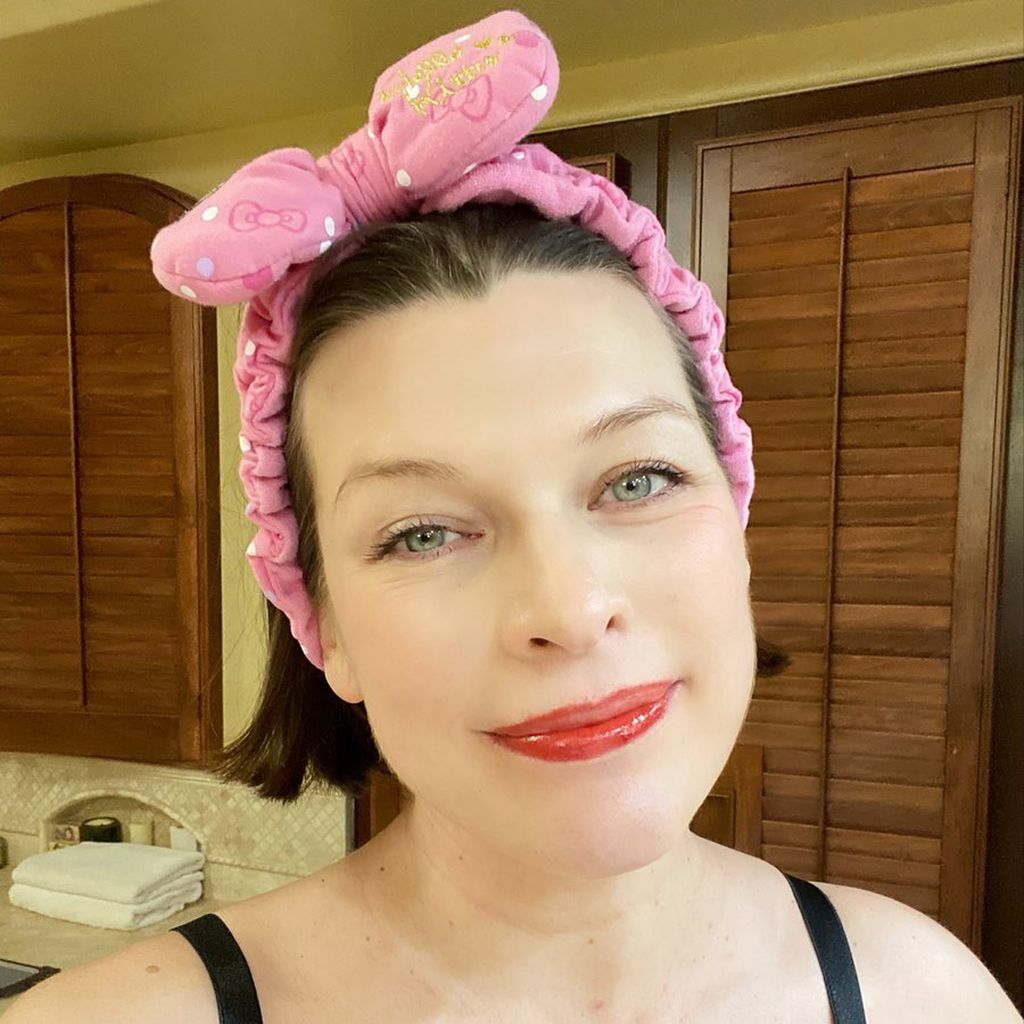 Milla Jovovich im Februar 2020