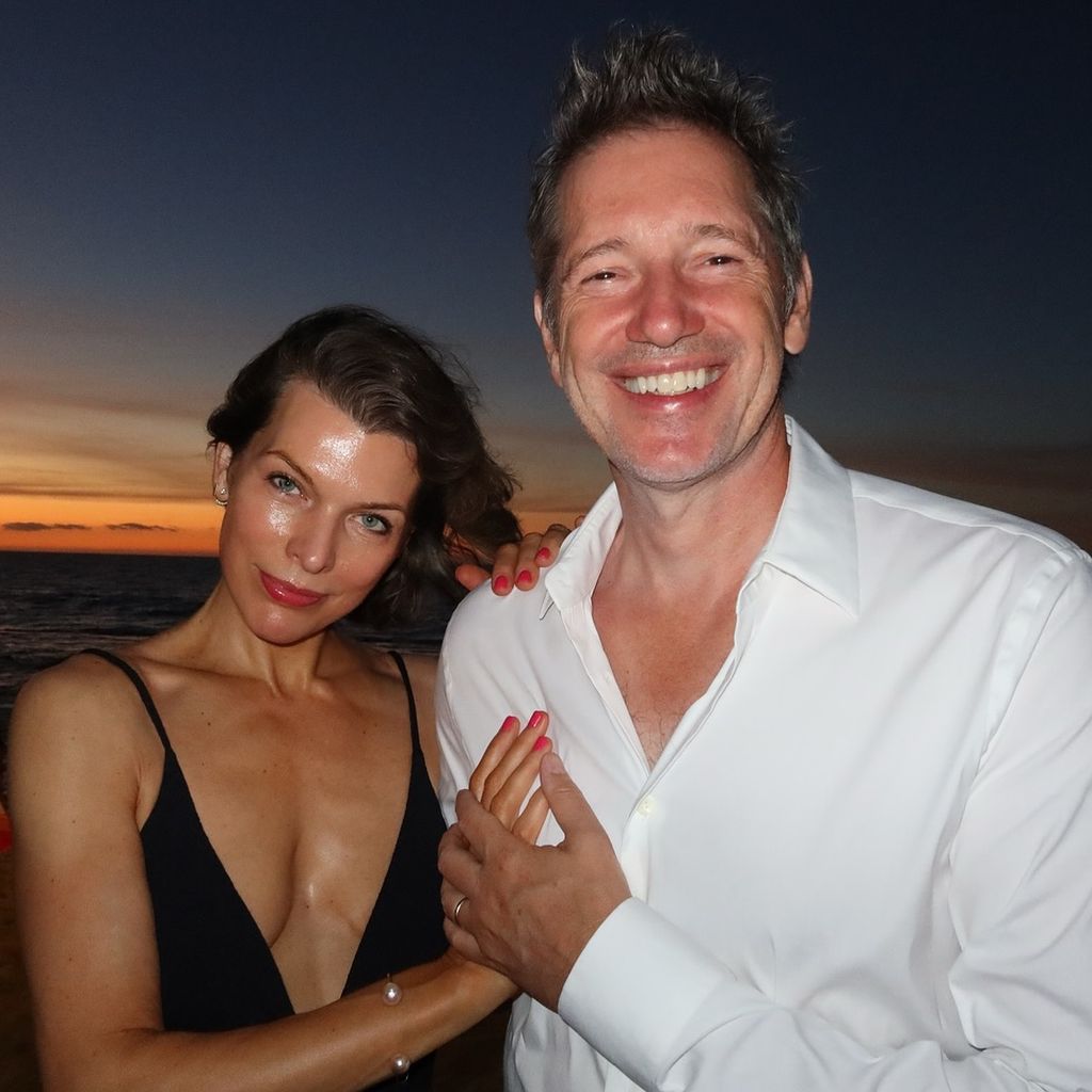 Milla Jovovich und ihr Ehemann Paul W.S. Anderson, August 2025