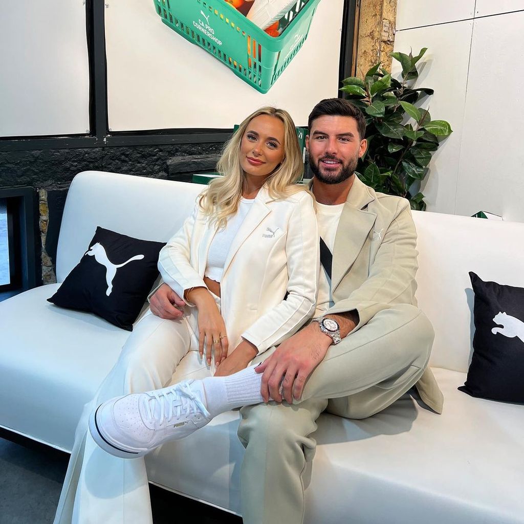 Millie Court und ihr Ex-Freund Liam Reardon im April 2022