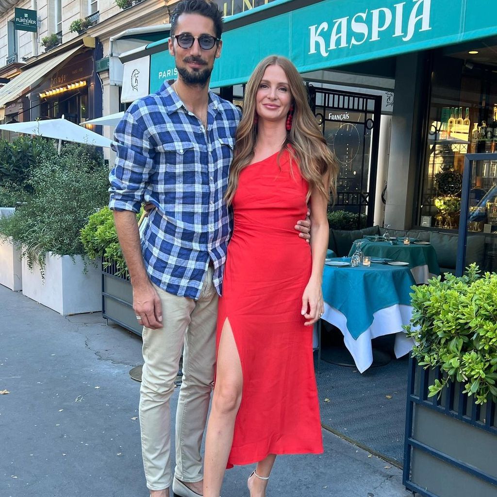 Millie Mackintosh mit ihrem Mann Hugo Taylor in Paris