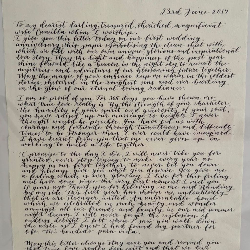 Millie Mackintoshs Liebesbrief von Hugo Taylor