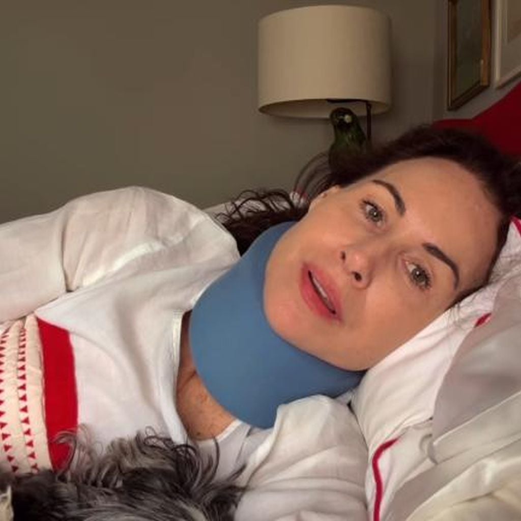 Minnie Driver nach einem Autounfall in Paris