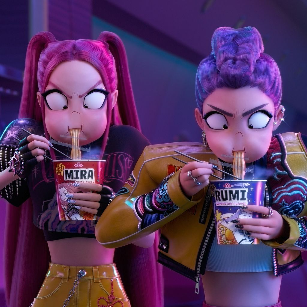 Mira, Rumi und Zoe in "KPop Demon Hunters"