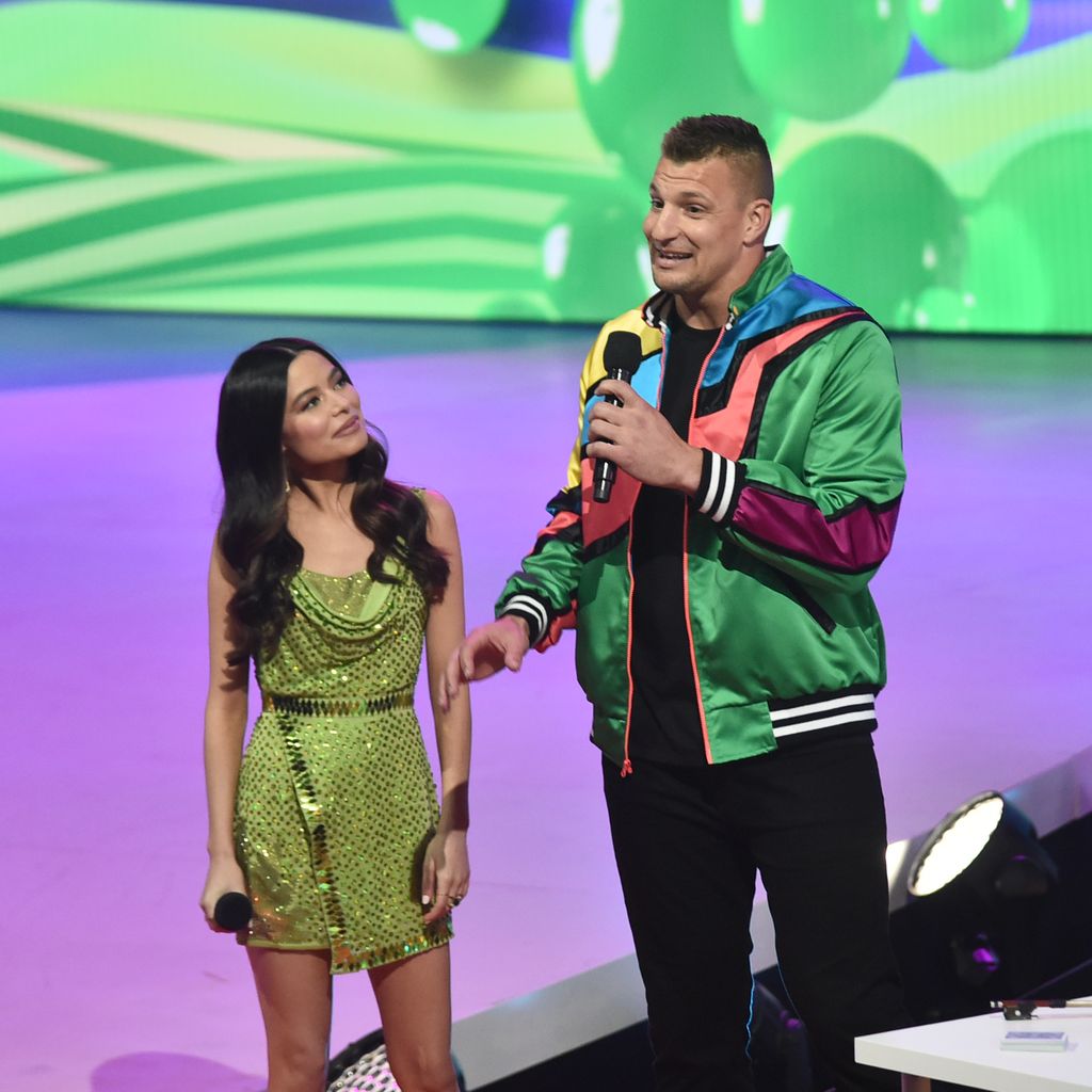 Miranda Cosgrove und Rob Gronkowski auf den Kids' Choice Awards 2022