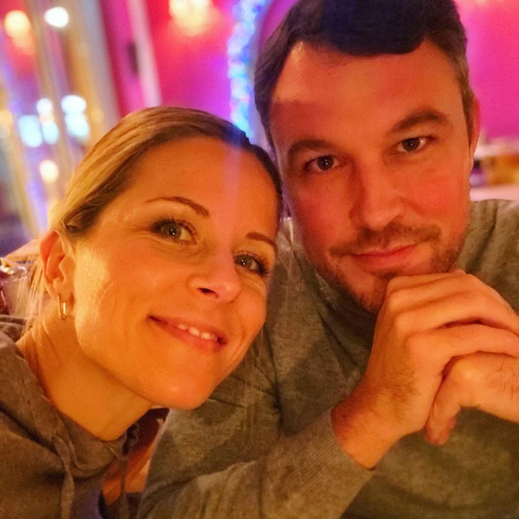 Miriam Lange und ihr Mann Sebastian Biener im Dezember 2021