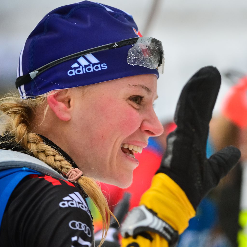 Miriam Neureuther 2012 beim IBU World Cup im Biathlon