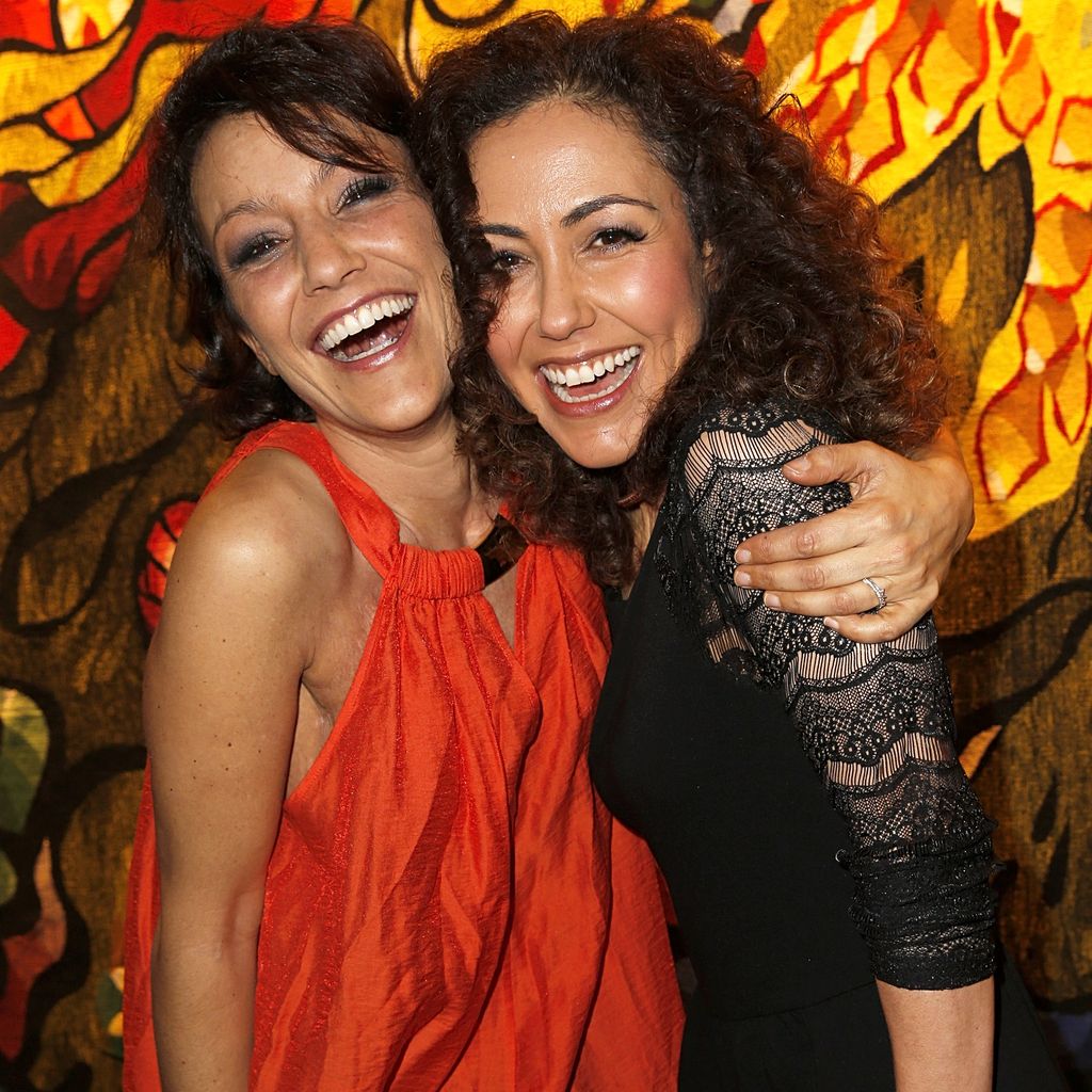 Miriam Pielhau und Anastasia Zampounidis 2015 in München