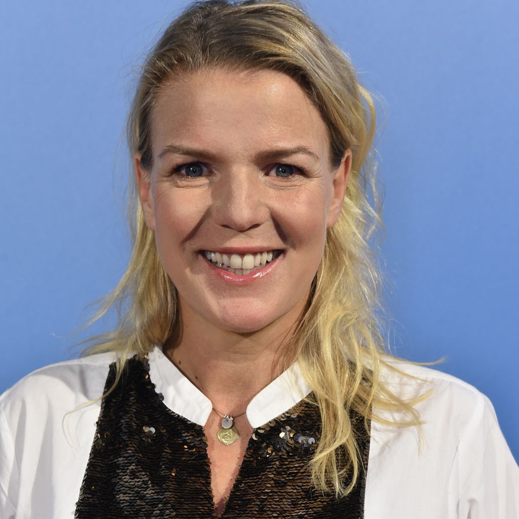 Mirja Boes bei einer Presskonferenz in Hamburg