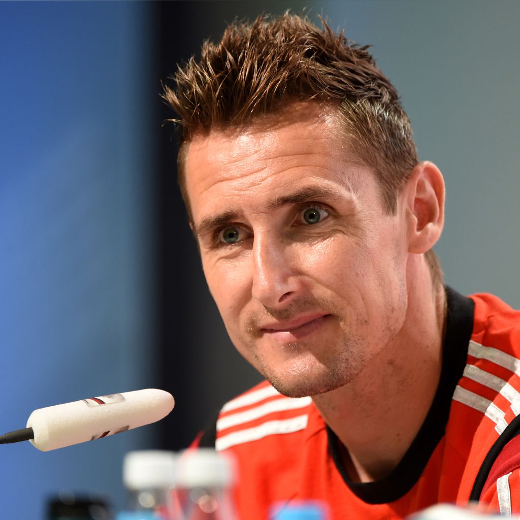 Miroslav Klose bei der Fußball-Weltmeisterschaft 2014 in Rio de Janeiro