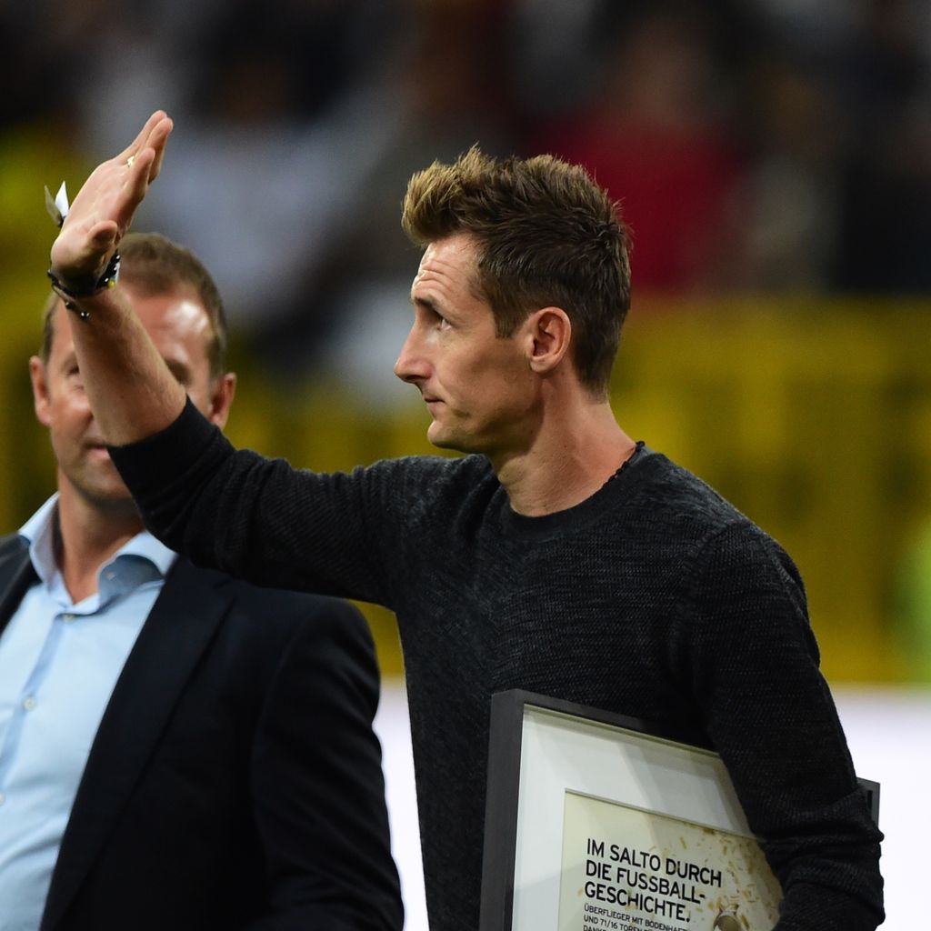 Miroslav Klose verabschiedet sich aus der Nationalmannschaft