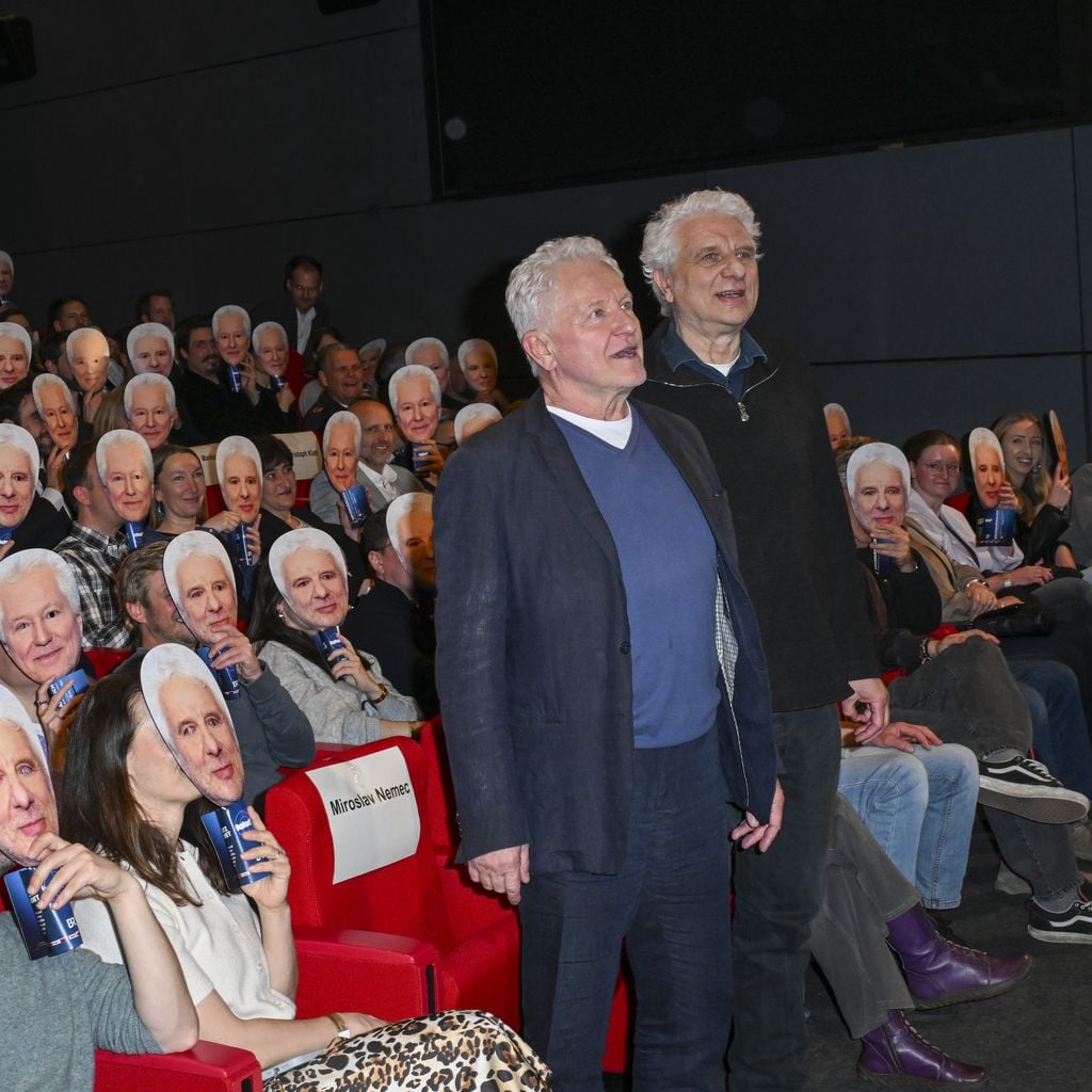 Miroslav Nemec und Udo Wachtveitl beim Photocall zu "Tatort: Unvergänglich – Teil 1" an der HFF München