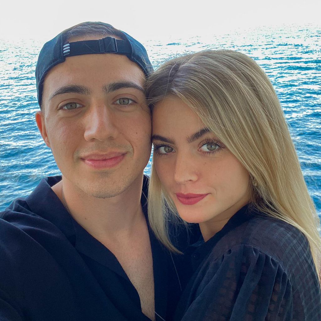 Ex-GNTM-Girl Nadine Wimmer (rechts) mit ihrem Freund Mitchy Katawazi