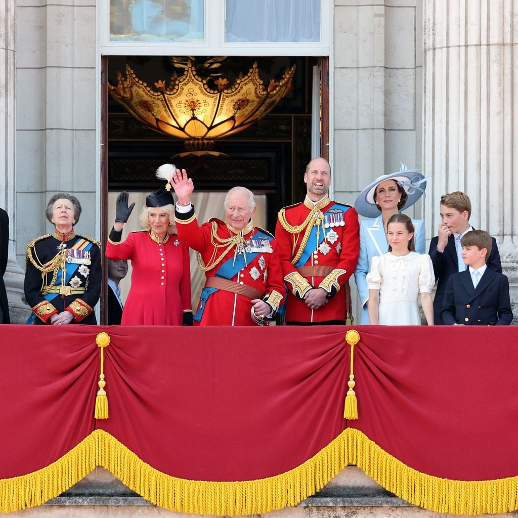 Die Royals auf dem Balkon des Buckingham Palace, Trooping the Colour 2026